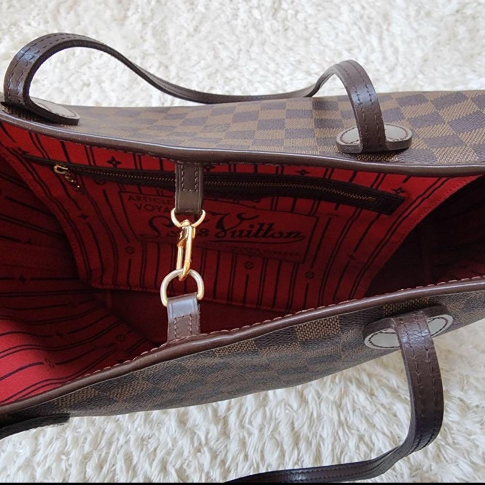 Authentic Louis Vuitton neverfull MM damier ebene - Picture 7 of 10